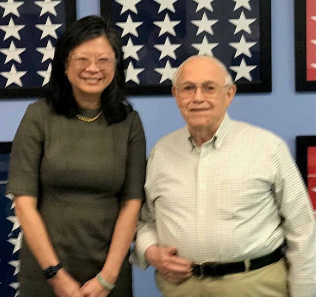 Here is @Mass_EOEA Secretary Chen with our Board President John Fleming at the Secretary's visit last week in our #Braintree office.  Excellent discussion on caring for #OlderAdults #PeopleWithDisability #MiddleIncome #Caregivers #mapoli
