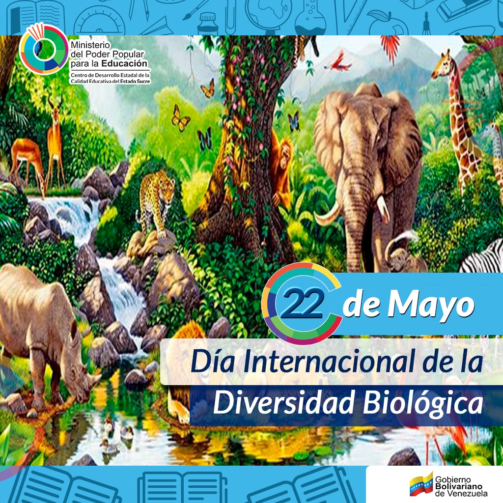 La biodiversidad es la variedad de seres vivos y las relaciones entre sí con el medio que los rodea. La #ONU decretó el #22Mayo como Día Mundial de la Diversidad Biológica, y se busca concienciar a la población mundial acerca de su importancia. #MaduroMásPueblo