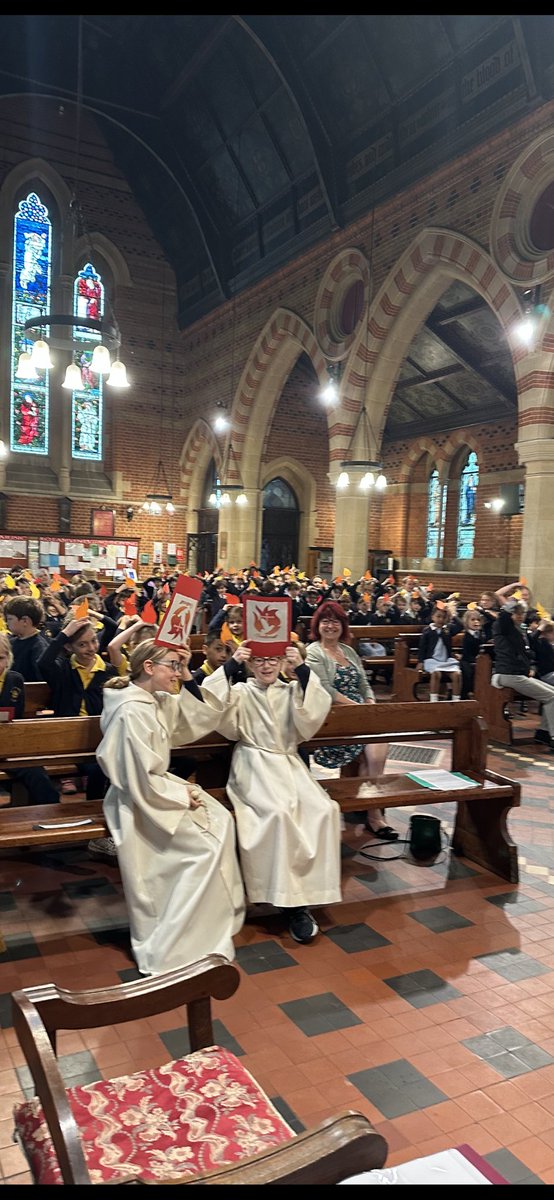 We practiced speaking in different languages in our Ascension and Pentecost service today. Thank you to all who contributed! #pentecost #ascension ⁦<a href="/AllSaintsPutney/">All Saints', Parish of Putney</a>⁩