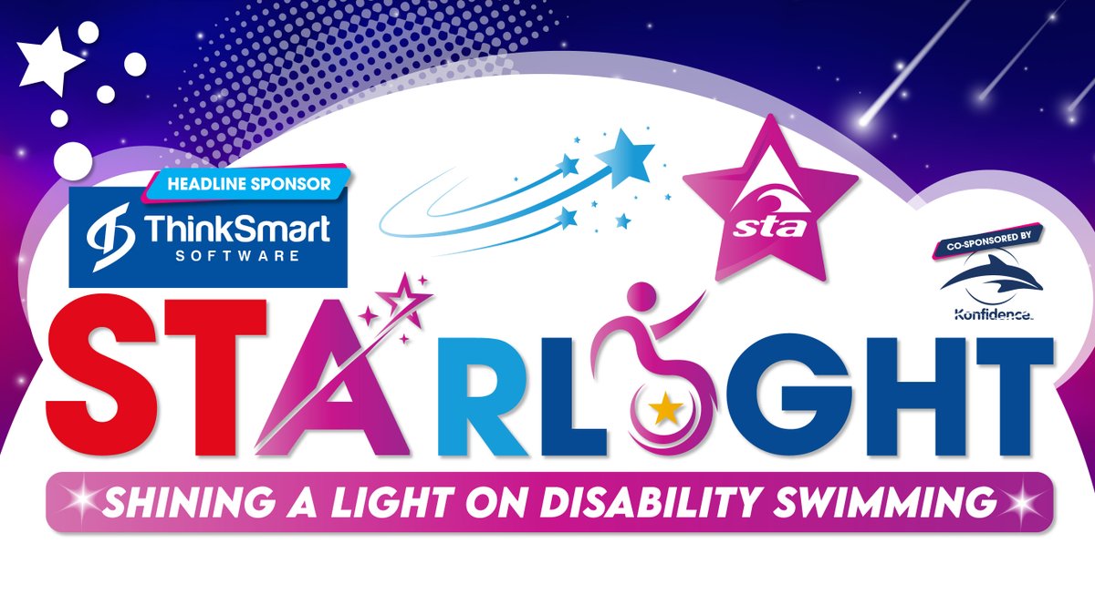 STARLIGHT has two new sponsors <a href="/tweetthinksmart/">ThinkSmart Software</a> and <a href="/KonfidenceUK/">KONFIDENCE</a> - thanks to their generous support, we will be able to offer more free disability swimming courses and upskill even more swimming teachers as part of this industry-wide campaign.

sta.co.uk/news/2023/05/2…
