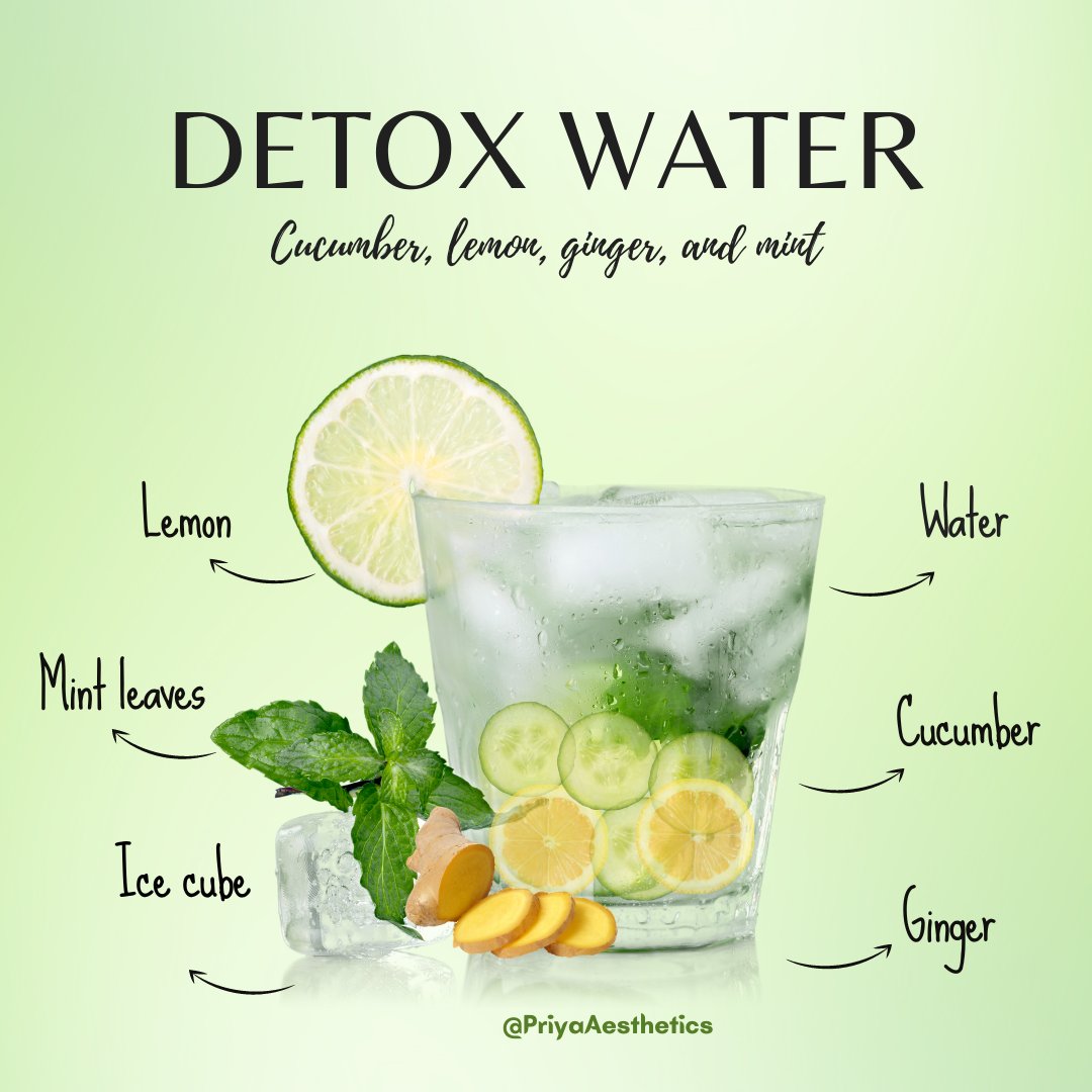 This Delicious And Refreshing Blend Of Ingredients
#detoxwater #lemonparty #Cucumber #priyaaesthetics #HyderabadRains