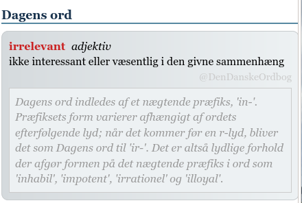 DenDanskeOrdbog's tweet photo. #negation #assimilation #udtale #dagensord #dksprog https://t.co/nohdQ11wTi