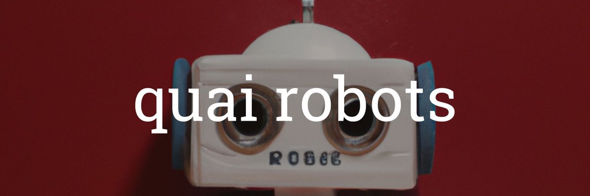 QuaiRobots's tweet photo. @QuaiNetwork *QUAP QUOP* https://t.co/l5QNJxe2Cg