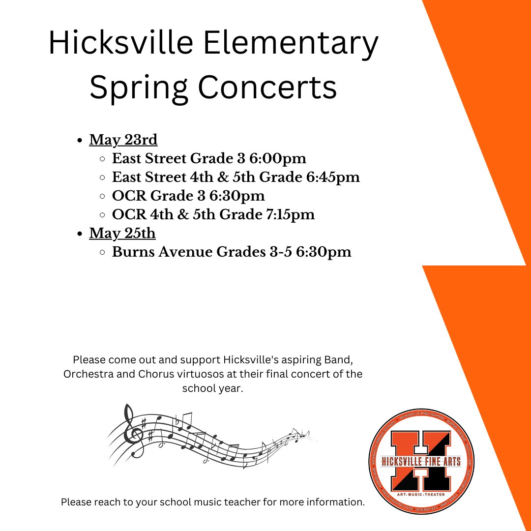 HPS_Fine_Arts's tweet photo. Final week of Elementary Concerts!  Come out and support these wondeful musicians! https://t.co/O0NPzs2sIN
