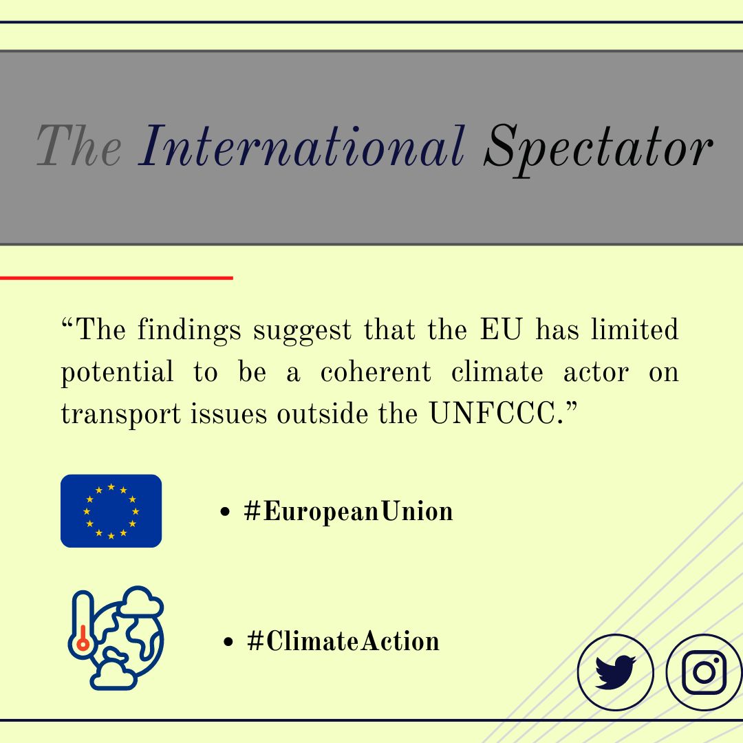 ⚠️New Article online!

🌱How is the #EU working on #transportdecarbonisation to match the objectives of the United Nations Framework Convention on #ClimateChange?

Read here to know more👉ow.ly/erZS50OrUIA

✏️<a href="/EarsomJ/">Joseph Earsom</a> (<a href="/ISPOLE_UCL/">ISPOLE</a> @UCLouvain_be)