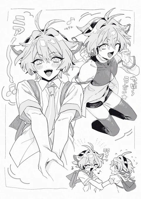 トアくんを可愛く描きたかった絵です  #popn_art