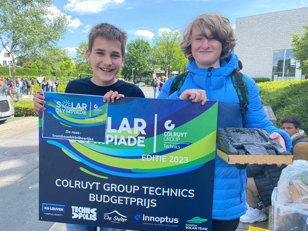 sgrSCOOP's tweet photo. Proficiat aan de leerlingen STEM van Campus De Brug: zij namen vorige week deel aan de Solar Olympiade in Technopolis en wonnen de budgetprijs! 👏
#fieroponsGO #GOinnoveert #GOeffect https://t.co/xuSJfpnVH9