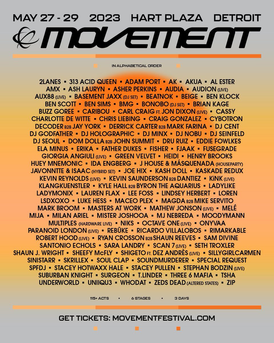 RaveChasersDET's tweet photo. 💃🏼 Movement Festival Giveaway 🕺🏾

We are giving away a pair of 3-Day GA passes to @MovementDetroit to 1 lucky winner✨

To enter to win you must:

- RT &amp; Fav

- Follow @MovementDetroit &amp; @RaveChasersDET 🤗 

- Tag a friend 

Good luck💙 https://t.co/JJSh1GjOcM