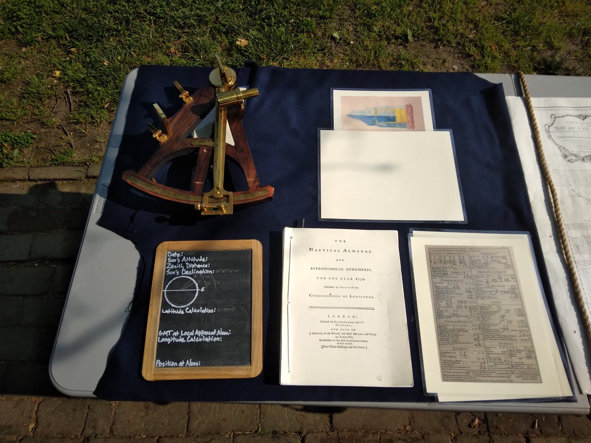 mralligatorcw's tweet photo. Looking to be a busy day in the best way. Short staffed that I'm doing two field trip activity stations on my own. 1700s CelNav of course, and an improvised bit on Virginia's maritime economy.
#NotDoneByHalves https://t.co/xdq5DTnxs8