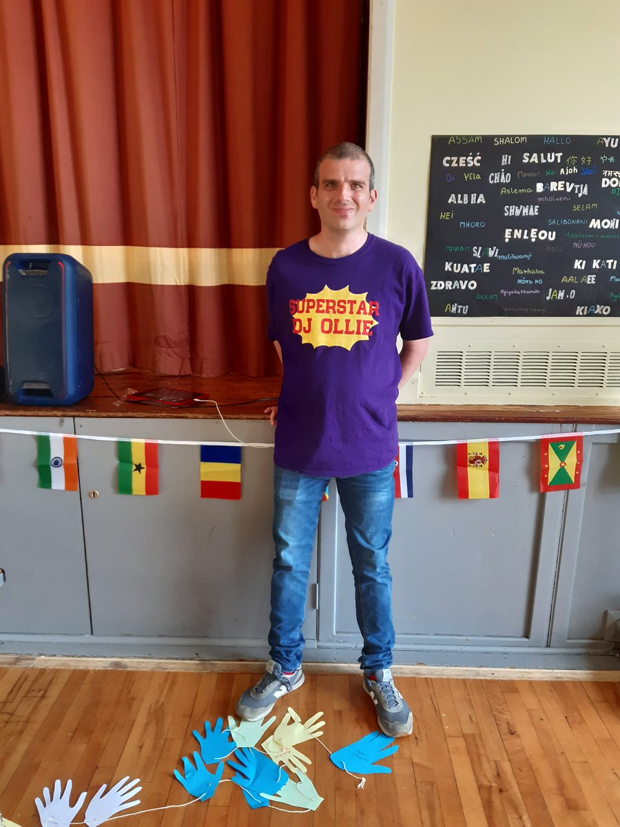 DJ Ollie playing music from around  the world #worldcultureday #musicbringspeopletogether
#celebratedifferences #lypft