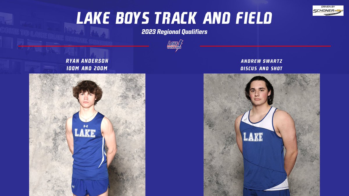 Congratulations to our individual track and field Regional qualifiers - these 6 student-athletes will compete in 10 events!