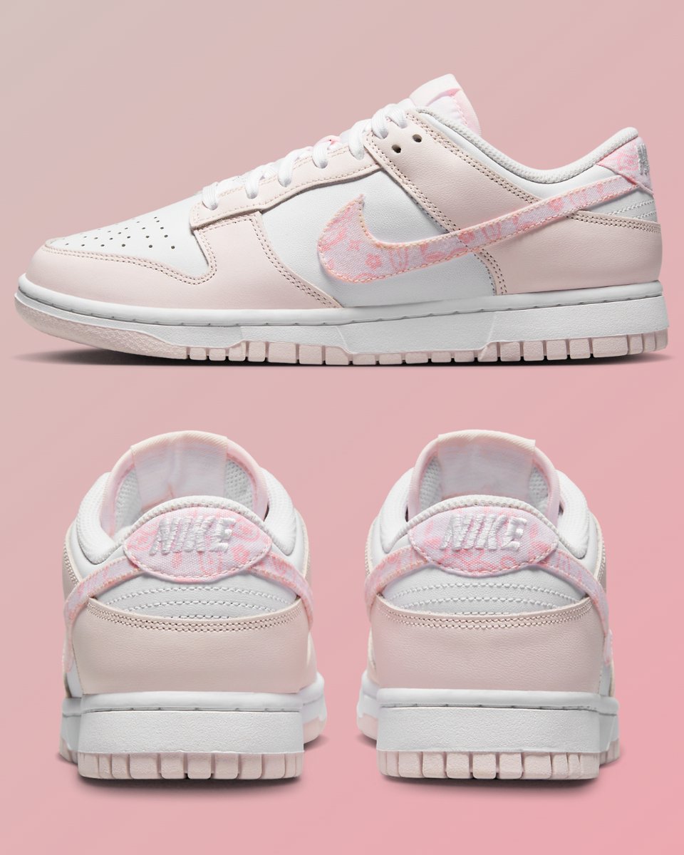 “Pink Paisley” Nike Dunk Lows 🍥