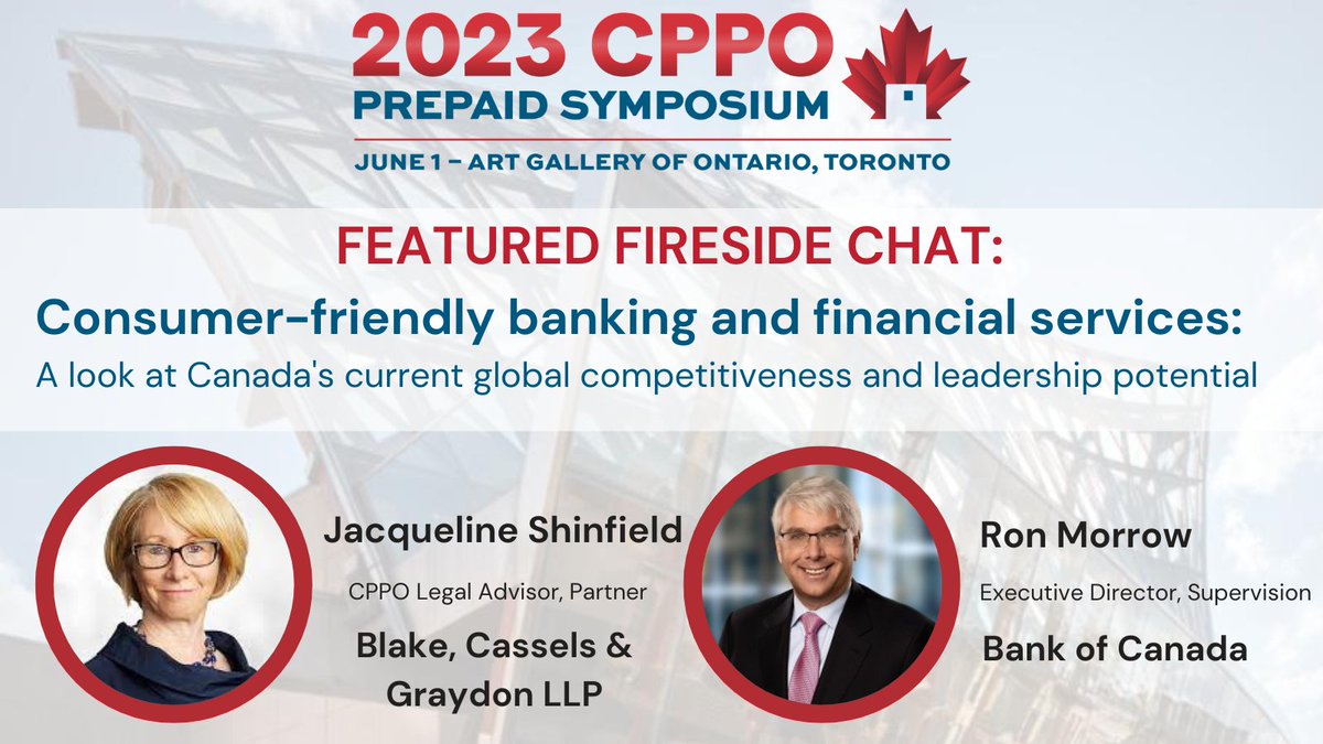 CPPO (@canadianprepaid) on Twitter photo Don't miss your chance to hear from <a href="/bankofcanada/">Bank of Canada</a>'s Ron Morrow as he discusses the the future of #payments in #Canada. Register for the #CPPOSymoposium23 and save your seat: bit.ly/CPPOSympRegist…
#prepaid #fintech <a href="/banqueducanada/">Banque du Canada</a> #regulation #retailpayments #RPAA <a href="/Tramontana/">Jennifer Tramontana</a> Don't miss your chance to hear from <a href="/bankofcanada/">Bank of Canada</a>'s Ron Morrow as he discusses the the future of #payments in #Canada. Register for the #CPPOSymoposium23 and save your seat: bit.ly/CPPOSympRegist…
#prepaid #fintech <a href="/banqueducanada/">Banque du Canada</a> #regulation #retailpayments #RPAA <a href="/Tramontana/">Jennifer Tramontana</a>