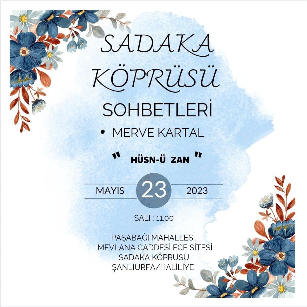 Haftalık sohbetlerimiz devam etmektedir Tüm bayan kardeşlerimizi bekliyoruz...