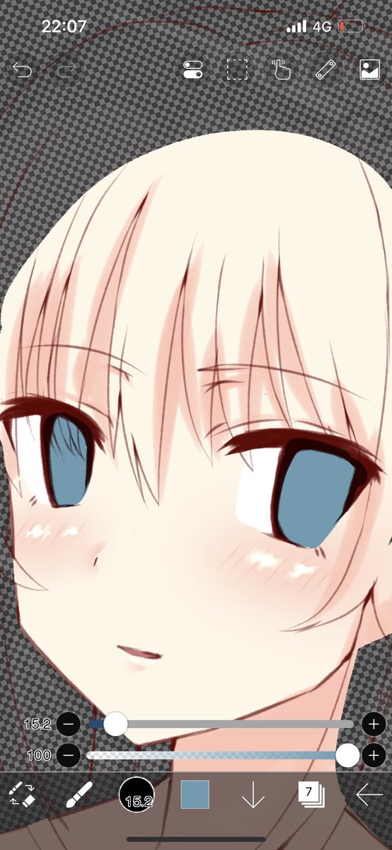 sHIMA531's tweet photo. #ShimAの描き方
続いて目を塗ります。白目、黒目を塗っていくのですが、線画を乗算にしている関係で一枚目のように線画の中に境界が出てしまいます。どうするかと言えばソリッドとして再度目をなぞります。なぞったのが2枚目。さらに黒目を塗ったのが3枚目。
ハイライトを塗ったのが4枚目です https://t.co/aWeoQG3zin