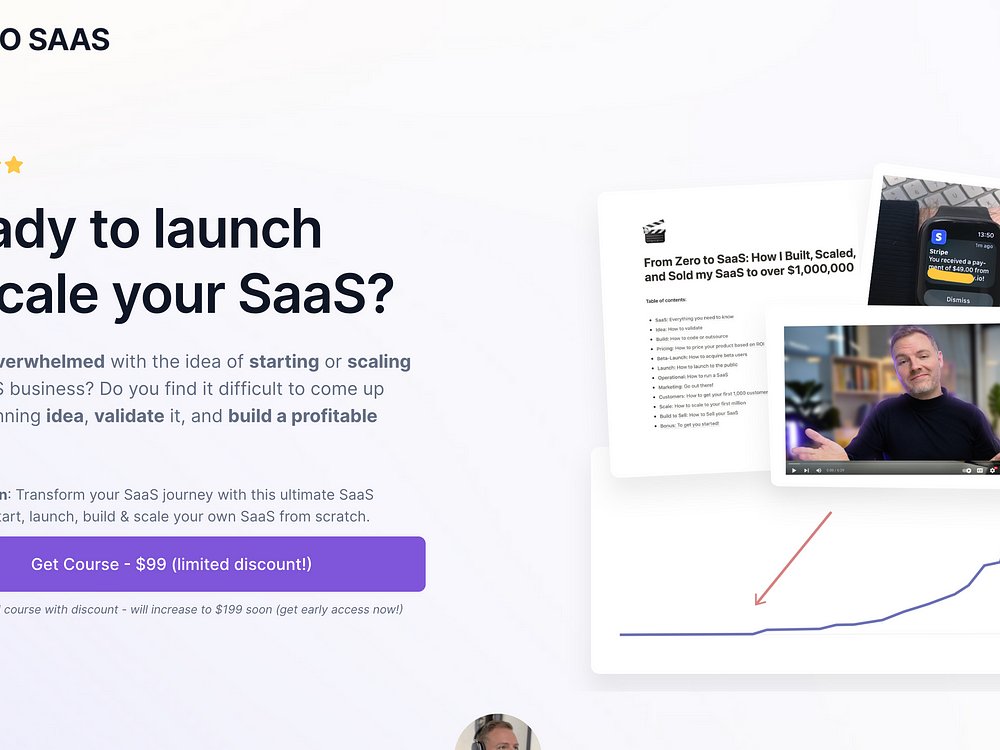 wites's tweet photo. If you're struggling to get started in SaaS or scale your SaaS to the next level, Zero to SaaS is here for you! Buy our course and learn everything you need to know about SaaS; plus, you'll automatically join the thriving Zero to SaaS community. Now in b… https://t.co/HOtm0BxPvw https://t.co/P3KGmh50Zp