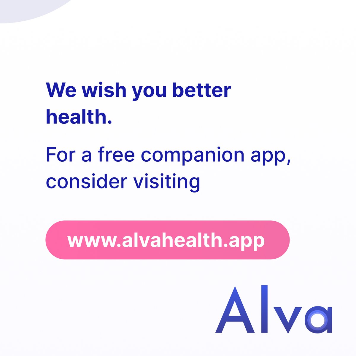 Alva Health tweet media