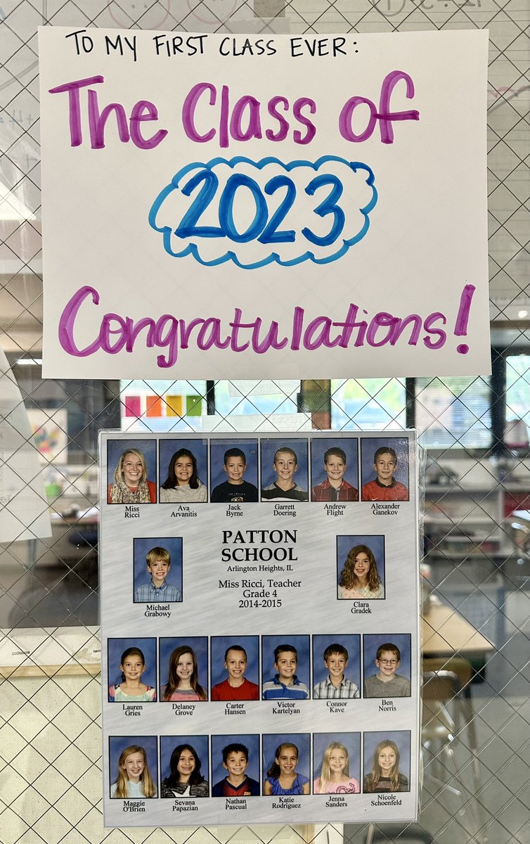 This is my first class EVER now graduating high school. I look at these faces and can still feel the joy of our year. I know 4th grade was a small part of your journey, but you will always hold a very large piece of my heart. ❤️ Mrs. Vincent (Ricci) <a href="/AHSD25Patton/">Patton Elementary</a> <a href="/HerseyHuskies/">Hersey High School</a>