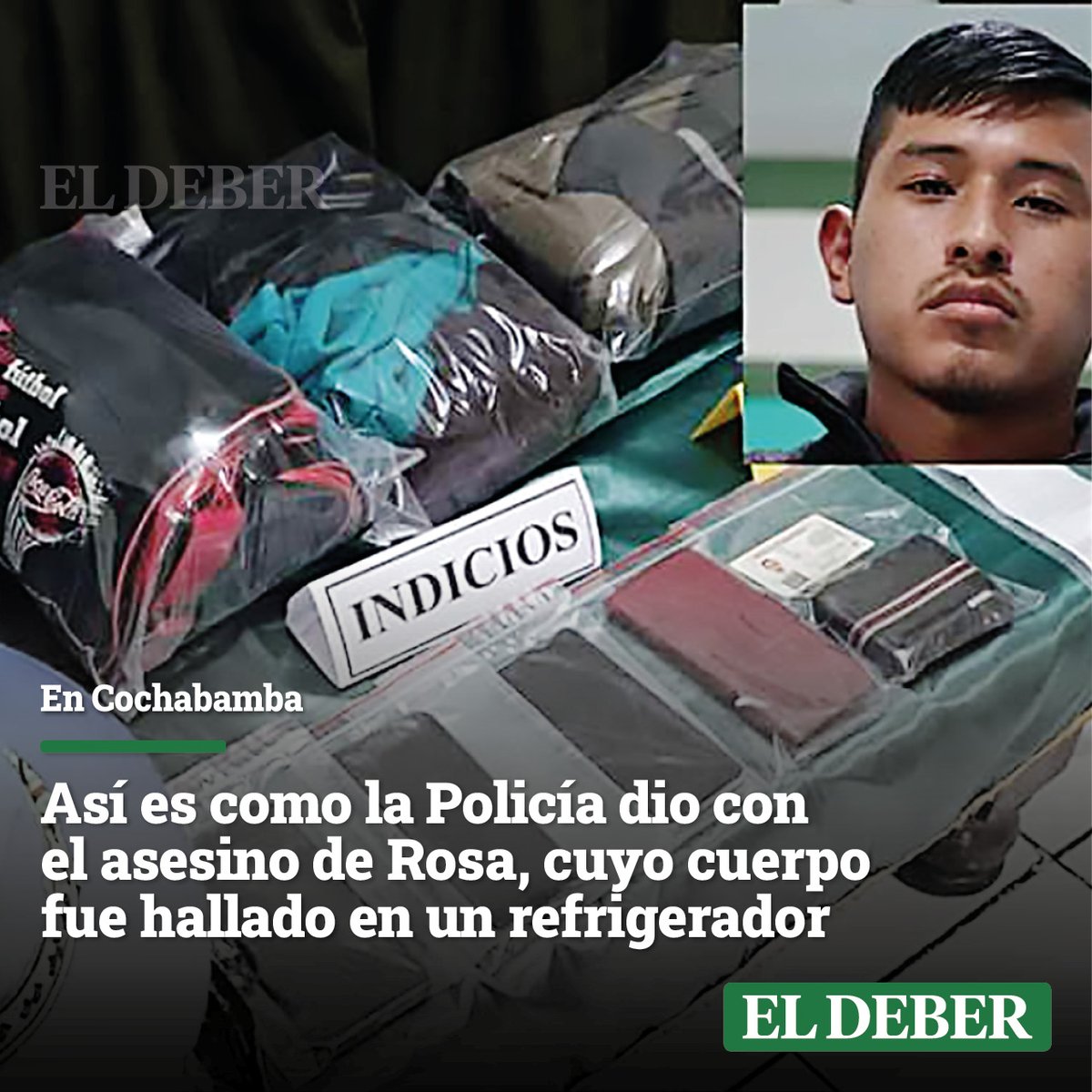 #ElDeber #Cochabamba | En la habitación que alquilaba se encontraron en un refigrerador los restos descuartizados de la víctima.

📲Lea la nota >> bit.ly/3MMNC4X