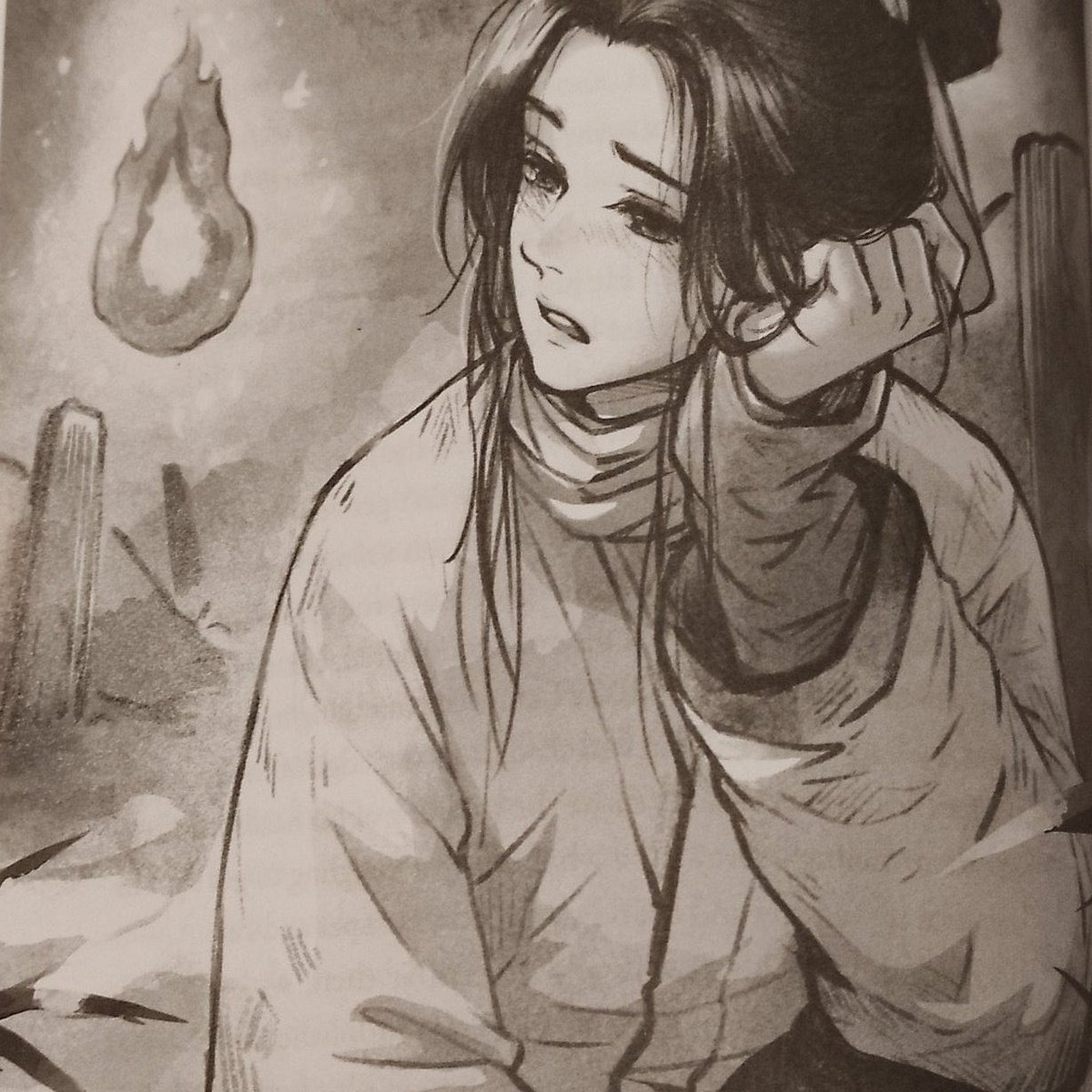 RT @shiiqingxuans: / tgcf book 6 spoilers

xie lian and the little ghost fire that never left his side :( https://t.co/pgqMuoHA1m