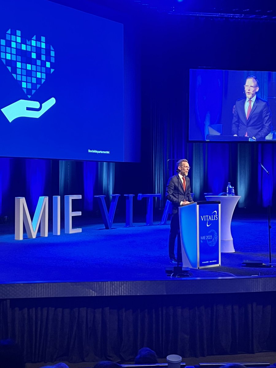 Great opening of MIE2023 by Jakob Forssmed, Swedish Minister of Health #MIE2023 @efmi