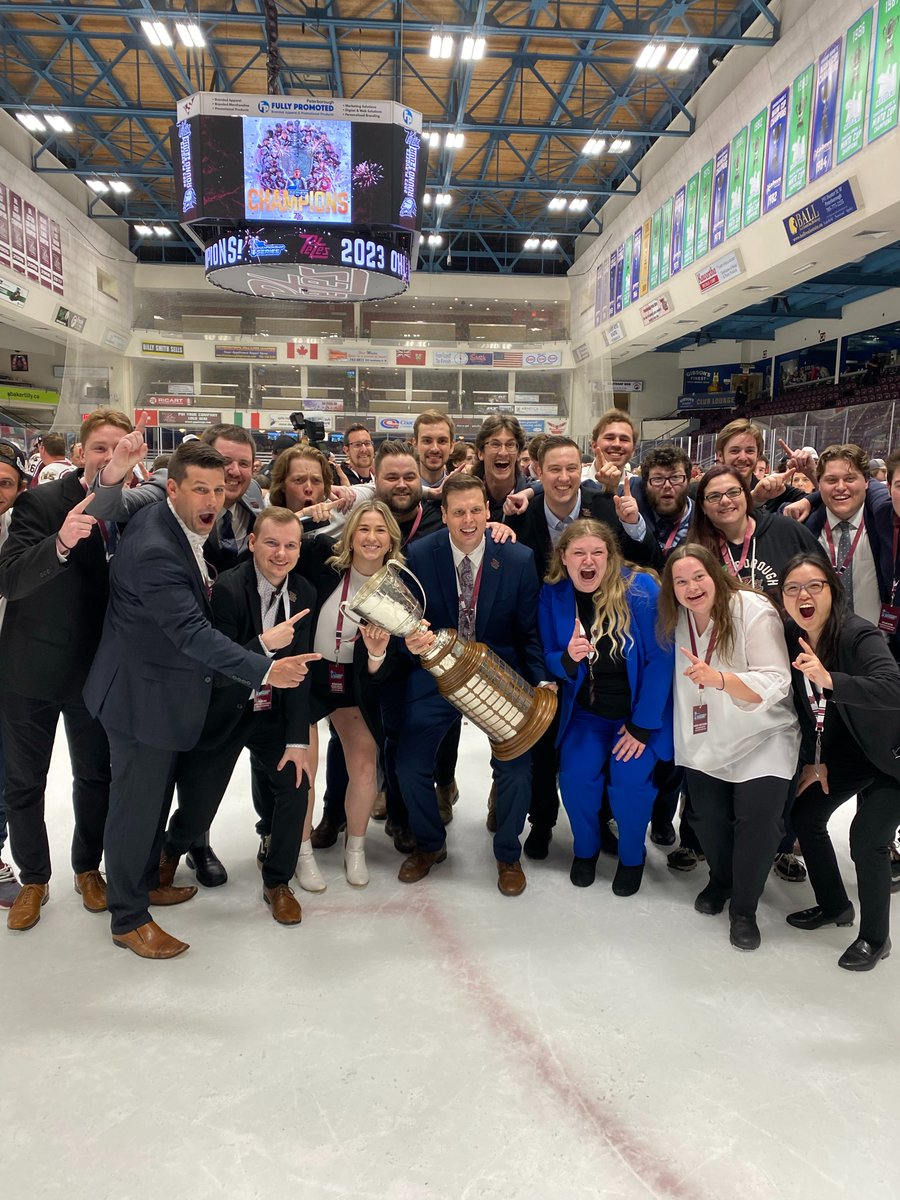 Ontario Hockey League Champions. Incredible to win it in front of our home fans - the #ptbo community deserves this win.

What a year of on- and off-ice successes, and the best is yet to come. See you in 'Loops! #GoPetesGo <a href="/PetesOHLhockey/">Peterborough Petes</a>