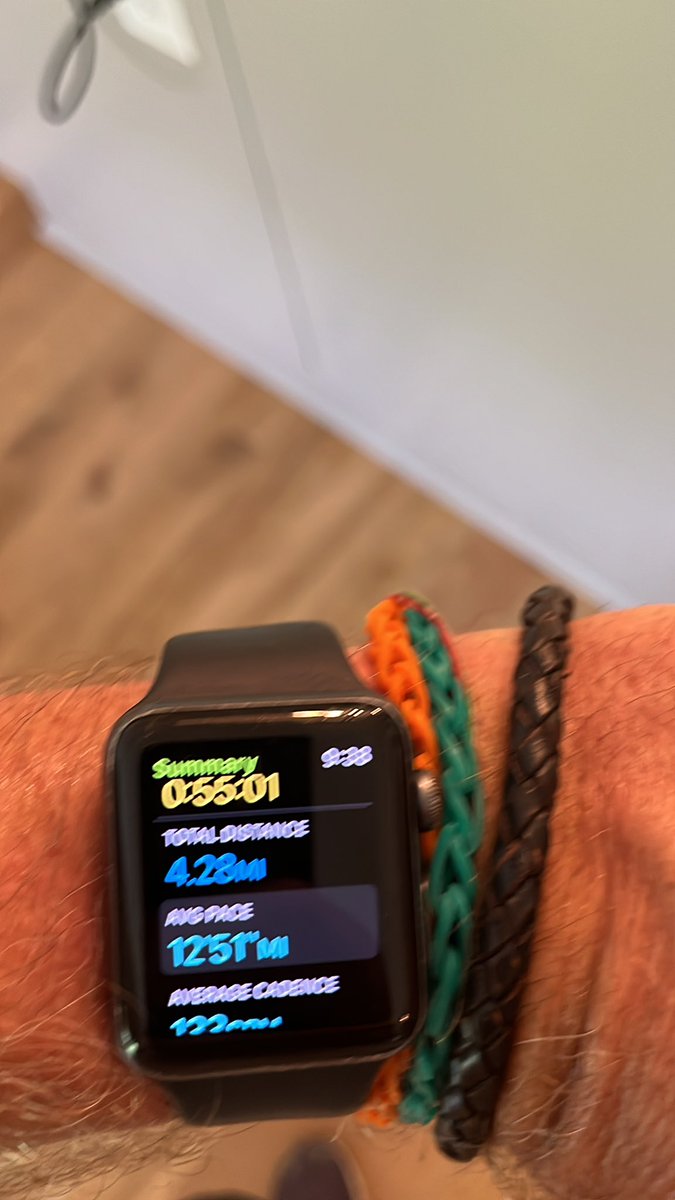 1guywithms's tweet photo. Tough one to get through today, but 4 miles under my belt. Hopefully it’ll be a bit cooler tomorrow morning. Or, I need to start a bit earlier! Have a great Monday!
#1guywithms https://t.co/07QaVHyIL8