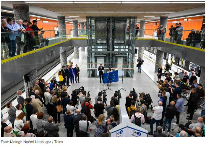 RT <a href="/EUinmyRegion/">EUinmyRegion🇪🇺</a>: M3 line inaugurated today with @TNavracsicsEU
"The project is not only a matter for #Budapest and #Hungary, but for the whole of Europe. Such an investment cannot be anyone's private affair, here the cooperation of many people was neede…