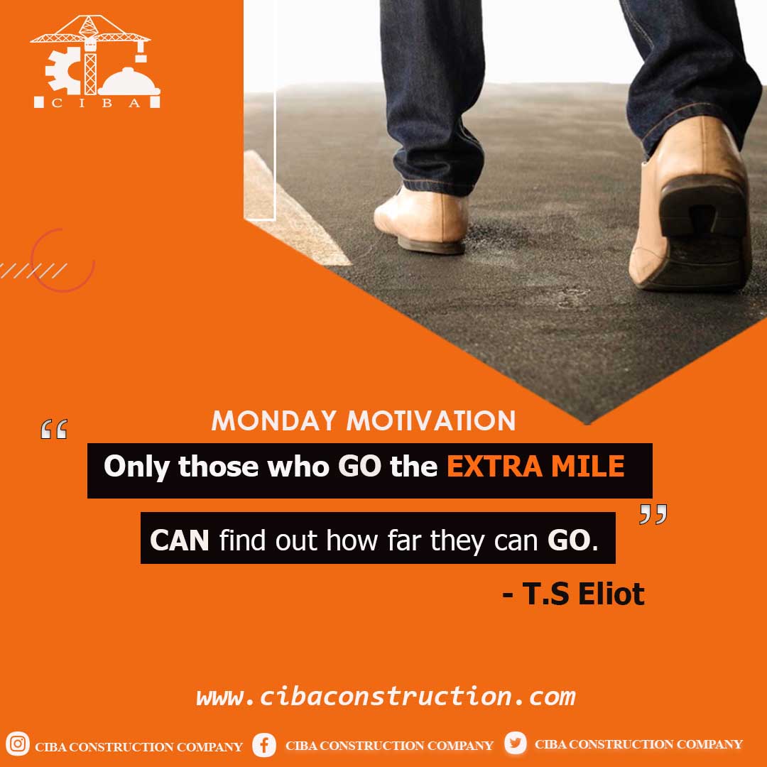 Our capacity to adapt and innovate despite all the challenges makes us go forward. At Ciba Construction Company, we constantly strive for excellence, and we are always innovating for new ways to exceed our client's expectation.  #construction #DangoteRefinery #MondayMotivation
