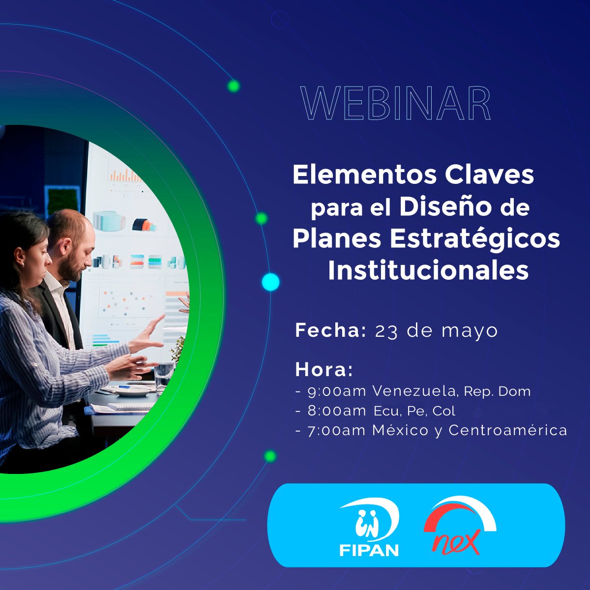 nexconsultores's tweet photo. #Webinar |Identifica los elementos clave para impulsar la innovación social, la sostenibilidad y el crecimiento en tu organización. Únete a nosotros en alianza con @FIPAN 

📷 Regístrate de forma gratuita aquí: https://t.co/rQMFpchMap

#NexFundraising #FIPAN https://t.co/k7WRUvUEoa