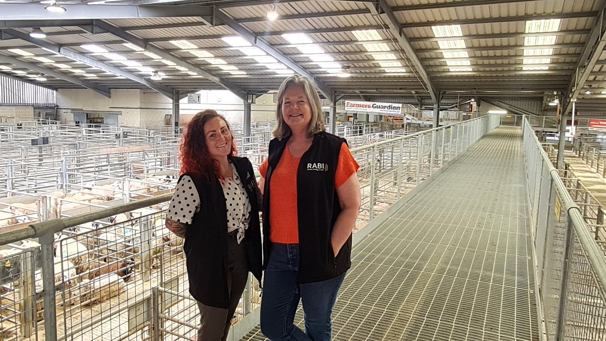 Great to visit @CCMAuctions to with @RABINorthEast , Sally Conner.

A morning of chatting to local farming people, raising awareness and getting to know the local community.

Find us back here Wednesday 2nd August 🐄🚜🌾

#HeartofFarming #helpingfarmingpeople
