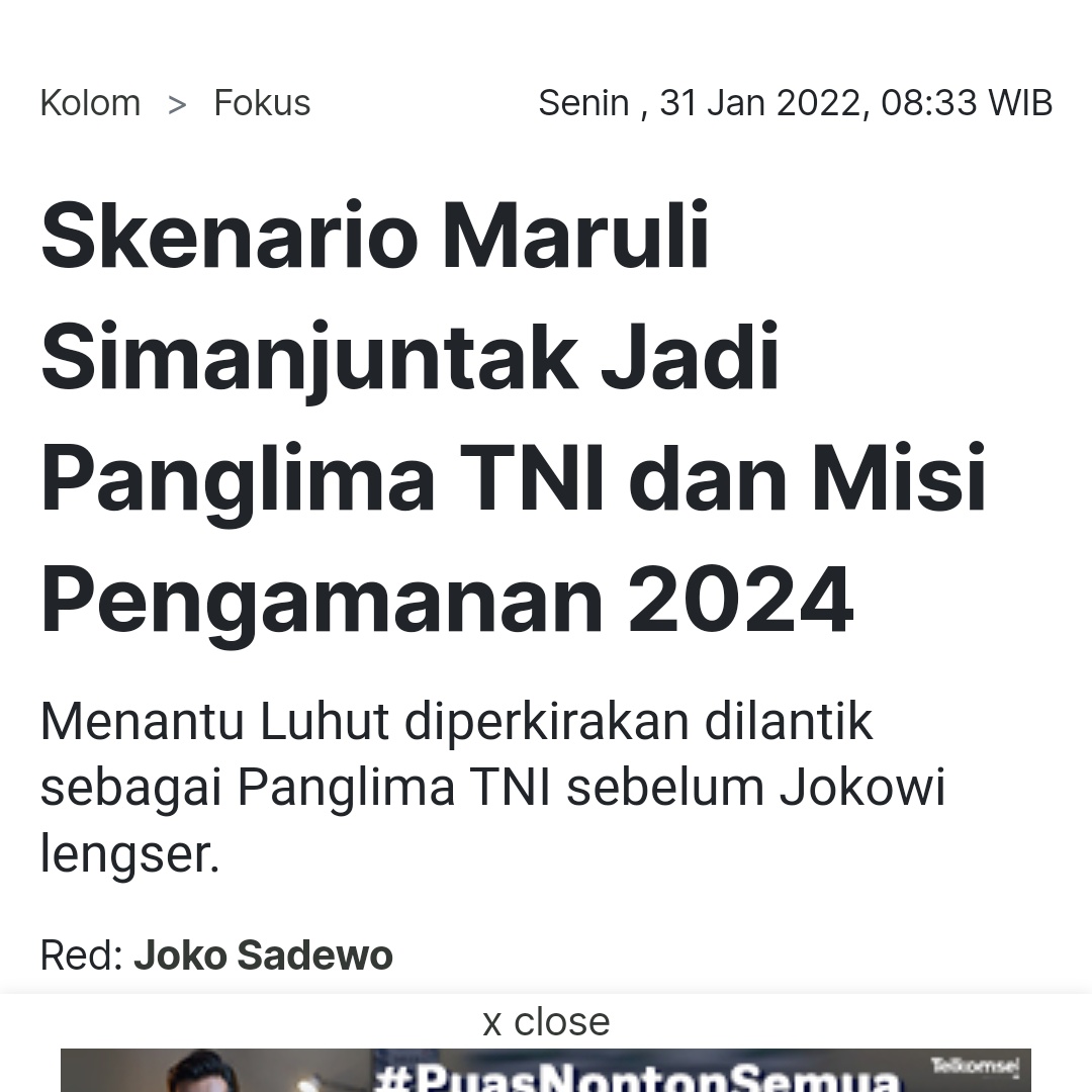 Apalagi,

Posisi Kapolri mendukung Pangkostrad sejak jauh hari

Sinyalemen Kapolri akan berbaris mendukung Aliansi TNI AD - Polri Bersatu di Poros Istana - Wantimpres - Hambalang - Solo

Sokong Pangkostrad Naik Panglima

🌐
news.republika.co.id/berita/ri5cie3…

news.republika.co.id/berita/r6jwbm3…