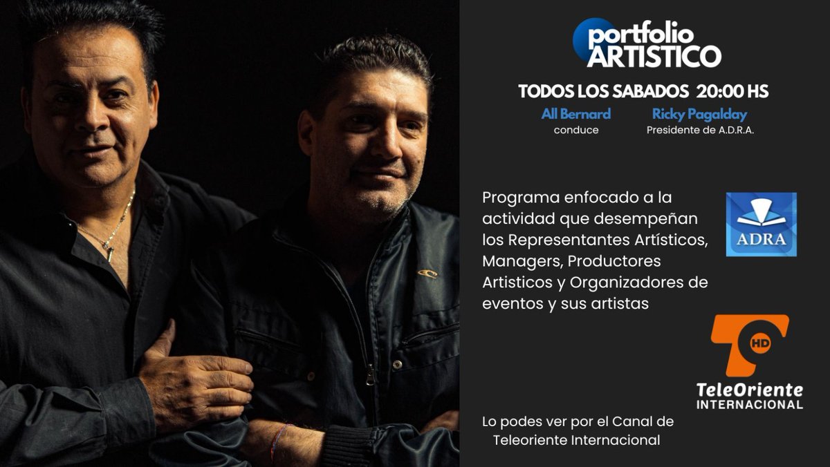 TeleOrienteIntl's tweet photo. EN JUNIO Portfolio Artistico  
Y SOLO POR:  #TeleOrienteInternacional 
¡Vive Contigo! #Perú18Hrs. #Argentina20Hrs. https://t.co/v4TRQB1tih