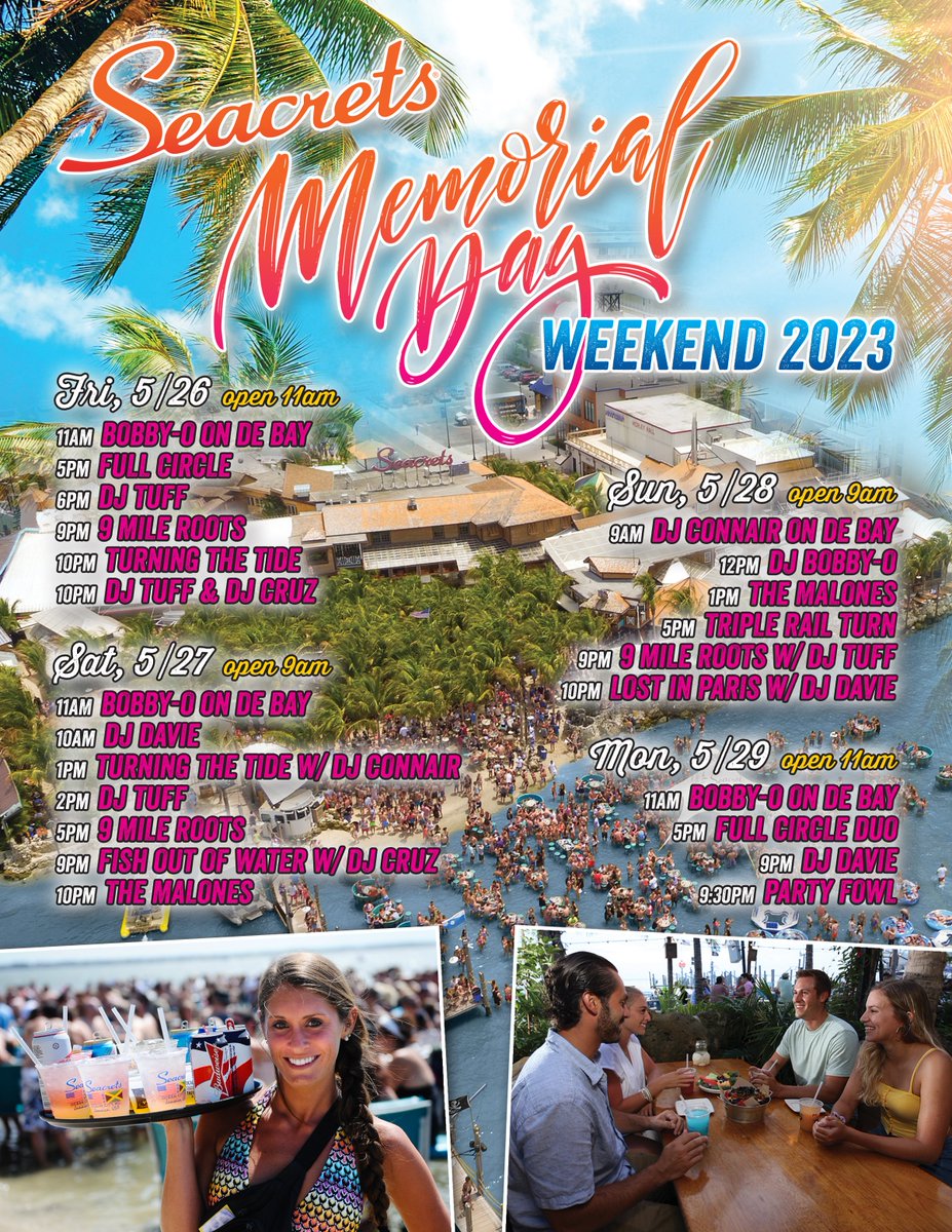 It's almost here! We will see you this weekend! Check out the flyer for all of the live entertainment going ALL. DAY. LONG!