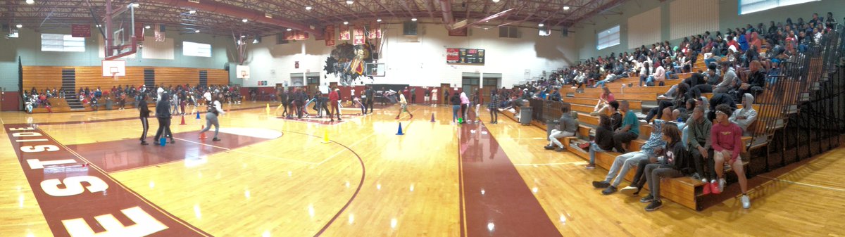 WHS_Seminoles's tweet photo. A rainy morning moved Westside’s Annual Field Day indoors but plenty of activities & friendly competition will be enjoyed during the day! The traditional “Students vs Staff” basketball tournament starts following lunch.
#BibbVIP #Built4Bibb #WestsideWinning #FieldDay2023 https://t.co/yWQVHGLF4z