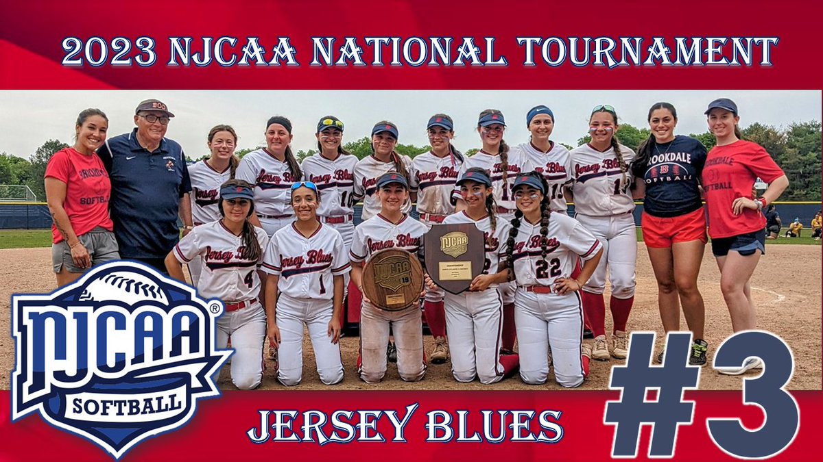 BCCAthletics's tweet photo. THE STAGE IS SET FOR THE 2023 DIII SOFTBALL CHAMPIONSHIP ❗

Jersey Blues earn the #3 spot...

they will take on the #6 seed Wolves of Joliet to kick off the tournament on 5/24...

🆚Joliet
⌚ 3:00 PM
📍 Field #1

Tune in on the NJCAA Network...

LET'S GO BLUES ❗ https://t.co/kIRxrhu78G