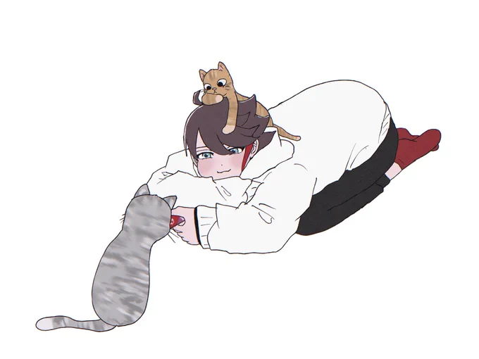 ニャンチャン #さ絵ぐさ