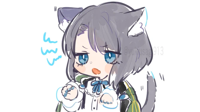 畑当番断固拒否!の構え  #軽率にケモ化させた推しを流してTLを可愛いにする