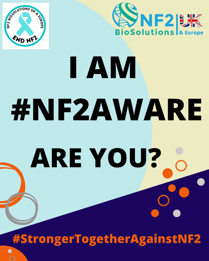 GeneticAll_UK's tweet photo. Today is NF2 Awareness Day 2023.
Follow our member @nf2biosolution1 to learn more about his rare condition and how it affects those living with the condition.
Staff at Genetic Alliance UK are #NF2Aware. Are you? https://t.co/GoJmhB179G