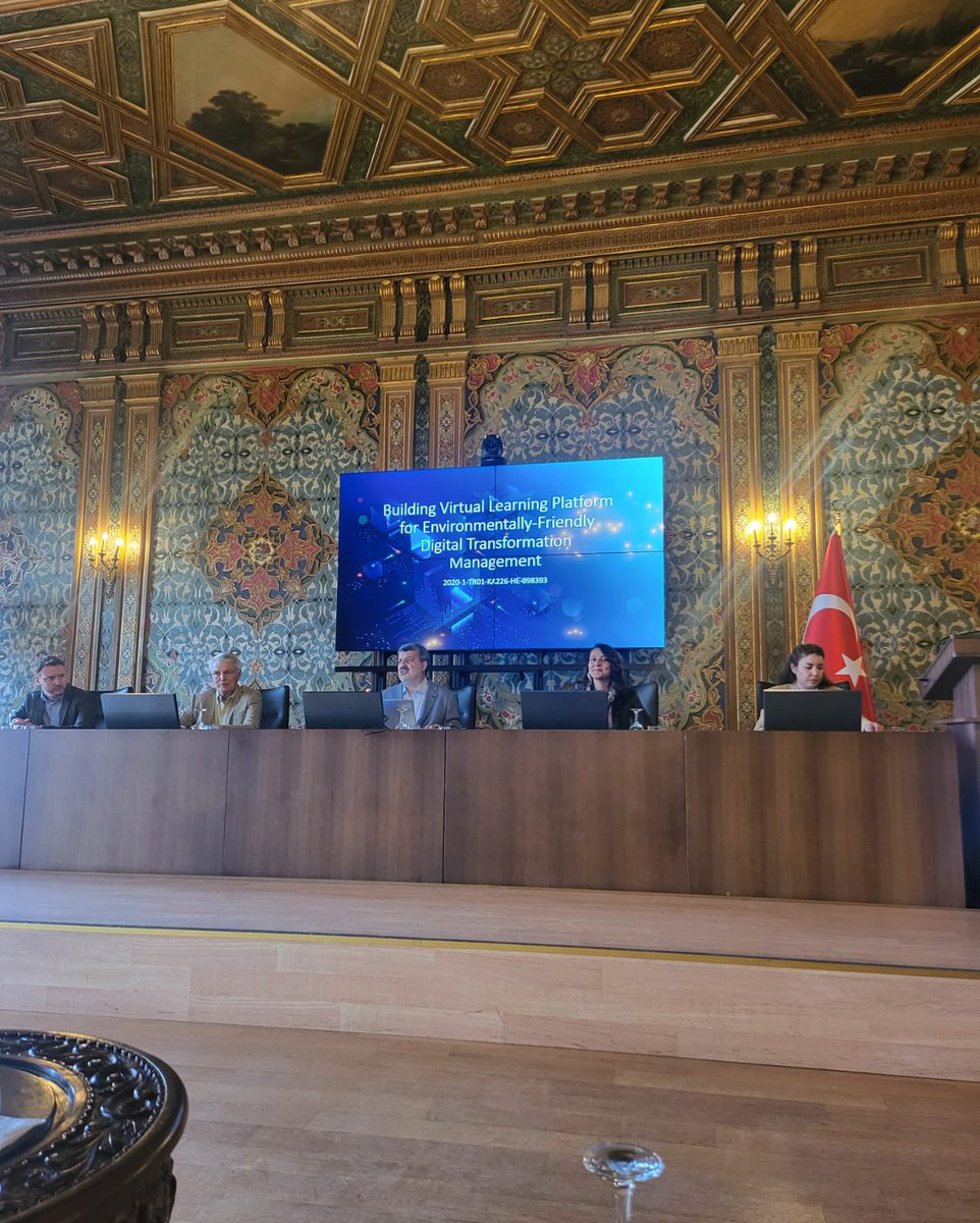 gmchamber's tweet photo. We enjoyed working on the Erasmus+ DigiVIP project, Creating a Msc Course Curriculum for ‘Environmentally-Friendly Digital Transformation Management’ with partners from @digi_vip, @istanbuluni, Bielefeld University of Applied Sciences, Bizpark Bilisim, @uniofbeds  and @immibtr https://t.co/AuS7urOeks