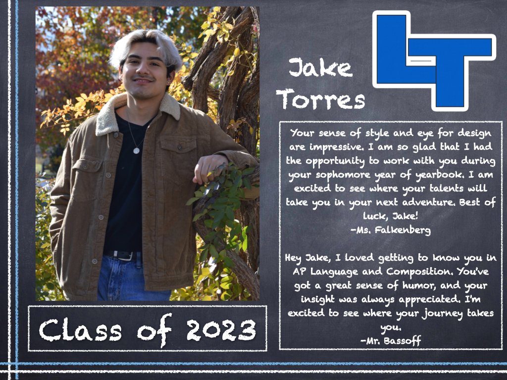 LHSTrojanWay's tweet photo. Senior Celebration Time! Please congratulate the following members the Class of 2023 Trojans! Feel free to say something to our so to be grads!
#StVrainStorm #Classof2023 #WeAreTrojans #LHSTrojanway https://t.co/eeqf2b259o