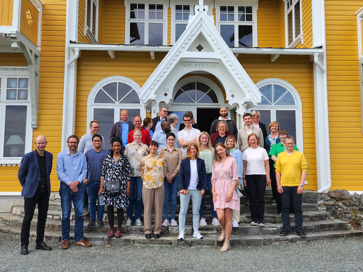 CAMRIAmr's tweet photo. A very successful first day of the CAMRIA gathering 2023 at Solstrand. Many good discussions on #AMR and the way forward for our centre in an inspiring setting☀️ https://t.co/vVz1rnkHzm