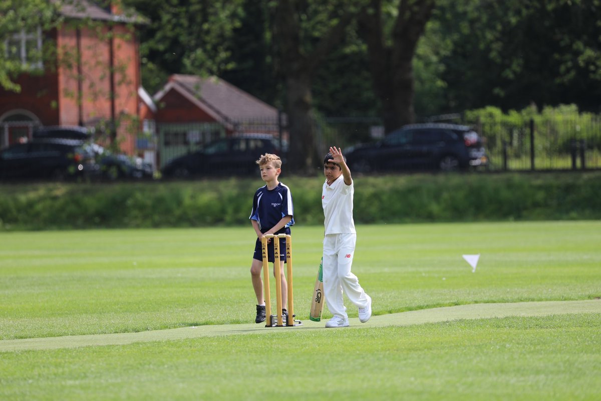 The sun is shining and our @mgs_juniors pupils are involved in multiple cricket fixtures - good luck to our U9 teams who are playing @stockportgs this afternoon! #sportsforall @MGS_PEandSport