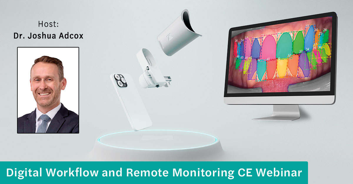 Dr. Joshua Adcox teams up with #DentalMonitoring for our 5/25 #CEwebinar 'How a Digital Workflow and Remote Monitoring Made Me a 'Better Version of Me''💥 Earn 1 #CEcredit: ow.ly/GW0C50NRHKJ Live/Replay Available.

@DentalMon
#DentalWebinar #DentalCE #orthodontics #dentist