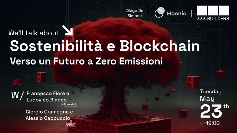 mooniaOfficial's tweet photo. #sostenibilità e #Blockchian 
ne parliamo domani martedì 23 maggio LIVE dalle 19 

🎙️@Diego_De_Simone 

👉 https://t.co/YekKTcPrM9 https://t.co/Z2nyaRdsRI