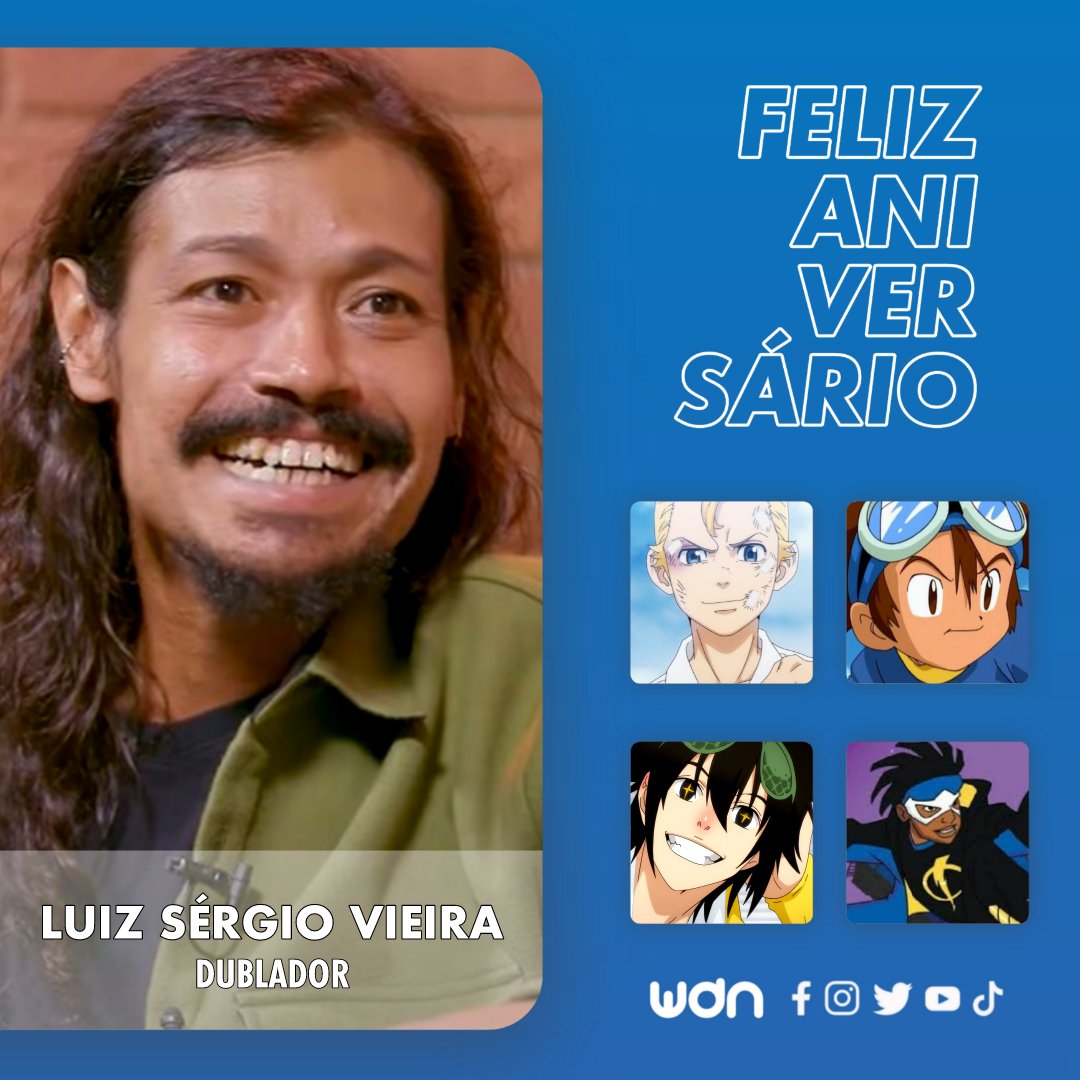 Dubladores brasileiros - Feliz aniversário Luiz Sérgio Vieira
