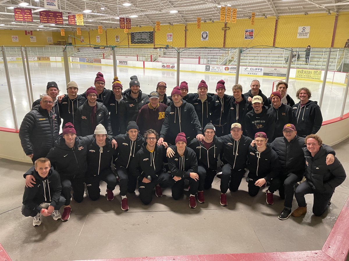GopherHockey's tweet photo. Join us in celebrating 90 years of greatness 🎉

Happy birthday to the 🐐🥳

No. 8⃣ John Mayasich!

#PrideOnIce https://t.co/yIl4M6rVNq