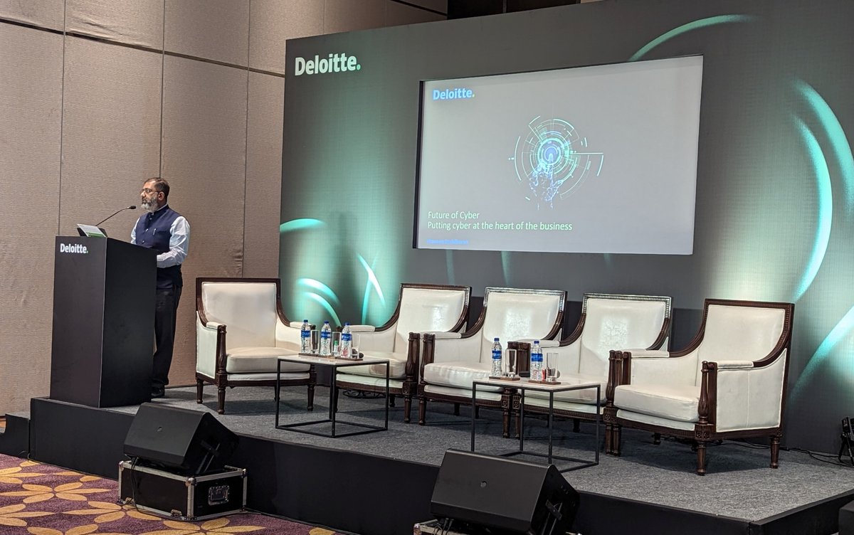 DeloitteIndia's tweet photo. #WinningWithCyber
Krishnapriya K.R., Manager, #RiskAdvisory, Deloitte India, discussed some leading practices of high-performing, cyber-mature organisations with an esteemed panel, during the latest edition of our roundtable in Kochi.
#NowToNext #FutureOfCyber https://t.co/RjFjTOa7gR
