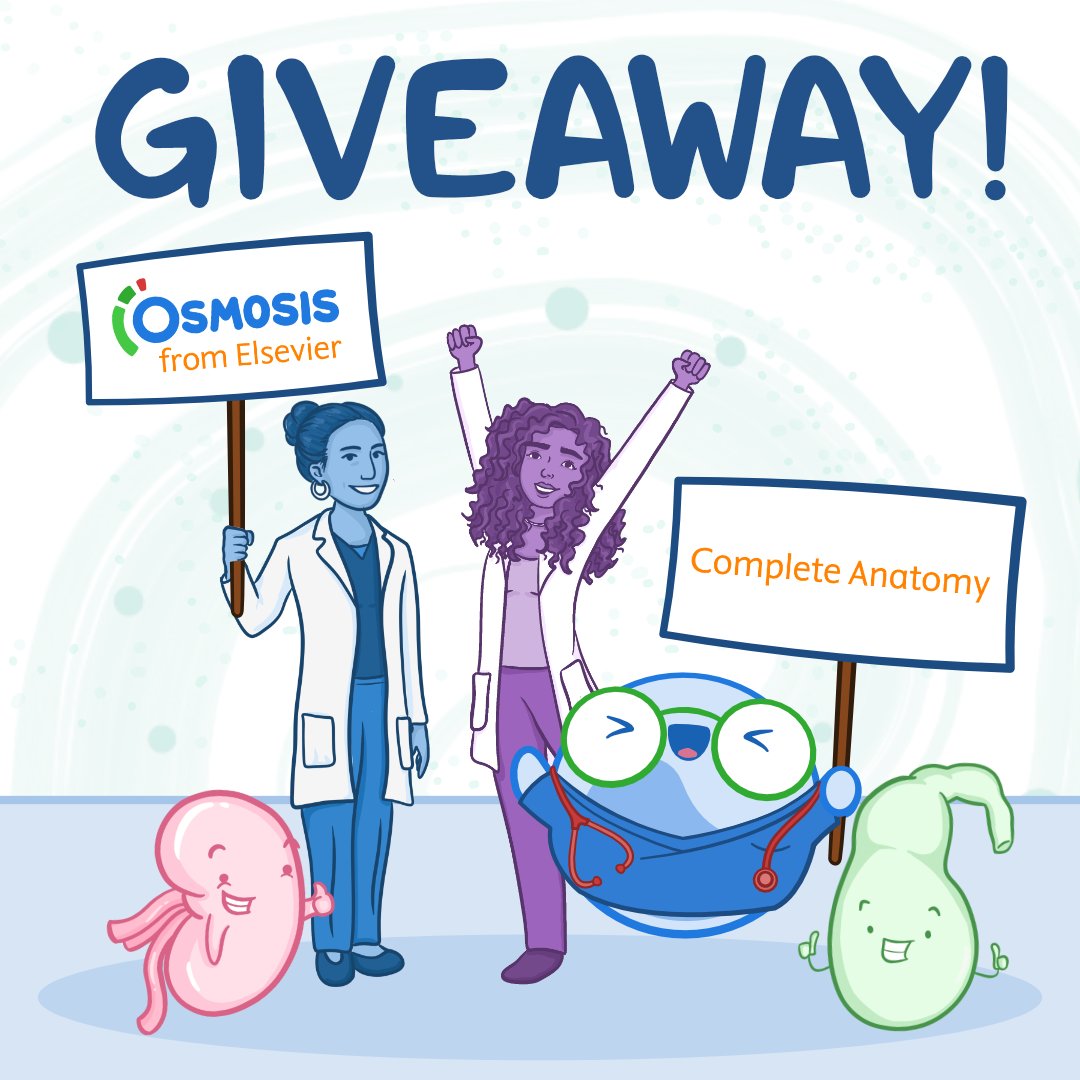 OsmosisMed: Supercharge your studying: win 3 months of both Osmosis AND Complete Anatomy!

To enter:
1. Follow @3d4medical and @osmosismed.
2. Fill out our giveaway form: osms.it/giveaway-ca-ma…
3. Retweet for an extra entry!

Giveaway closes May 25, 20…