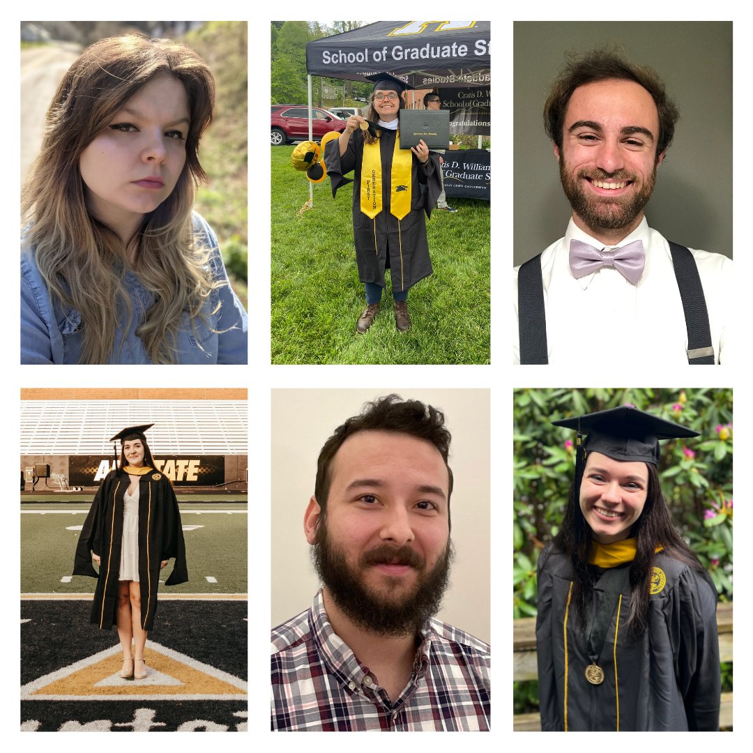 AppStateCAS's tweet photo. Congratulations to our Spring 2023 Cratis D. Williams Society inductees: Zoë Benfield '22, Krystal Carter '19, Nic Garzone, Natalie Moyer, Gabriel Paredes '22 and Skyler Prowten!
Read more: https://t.co/20lInd1Xng
#AppStateCAS #AppStateClassof2023 https://t.co/AUtFfFV6yb